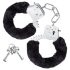 Temptasia Cuffs - Flauschige Handschellen (Schwarz)