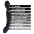 Blush Lush - 2-in-1 Wand- und G-Punkt-Vibrator (schwarz)