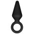 Anal Adventures Platinum S - Analplug (schwarz) - klein