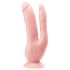 Dr. Skin 8 - Doppel-Dildo mit Saugnapf (Natur)