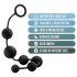 Anal Adventures L – Perlen-Analdildo (schwarz)