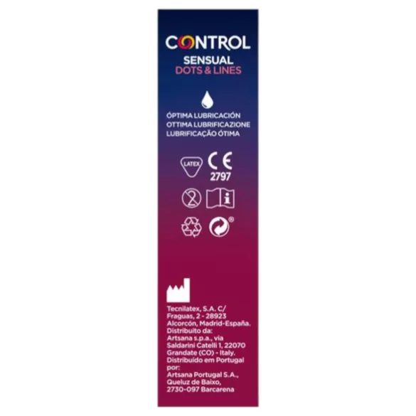 Control - gerippt, genopptes Kondom (12 Stk)
