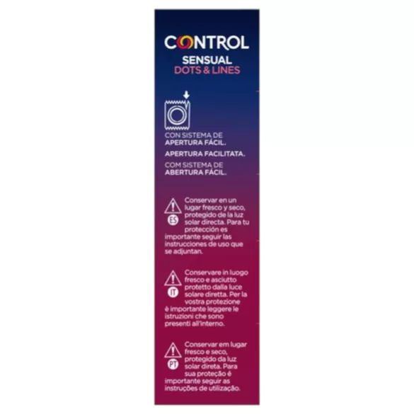 Control - gerippt, genopptes Kondom (12 Stk)