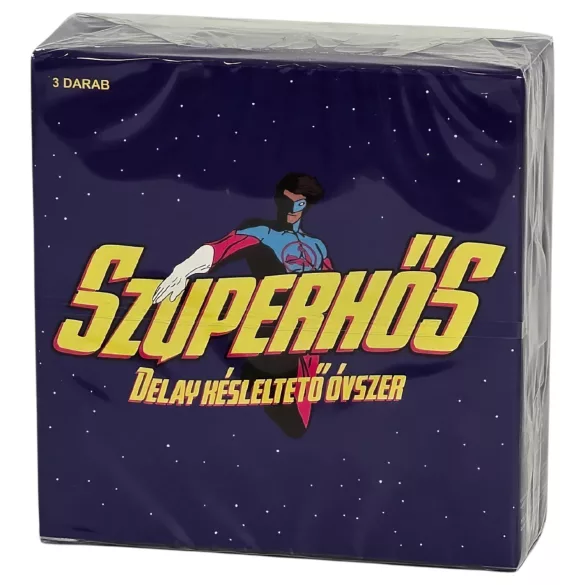 Superheld - Kondom mit verzögernder Wirkung (3 Stk.)