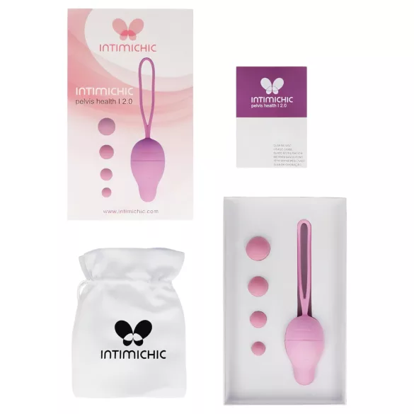 Intimichic I 2.0 - Verstellbares Liebeskugel-Set (Pink)