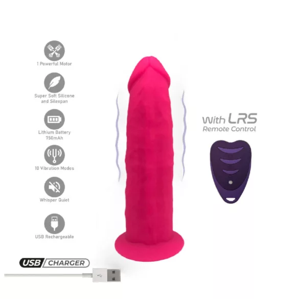 Silexd - Vibrator mit Saugnapf und Fernbedienung (Pink)