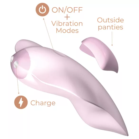 Adrien Lastic Temptation - App-gesteuerter Klitorisvibrator (pink)