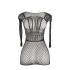 Subblime 951931 - Netzkleid mit offenem Rücken - (schwarz) - S-L