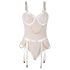 Subblime 954291 - Kettenhemd, transparentes Body-Set - Weiß (L-XL)