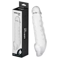   Addicted Toys - Penismantel mit Hodenring - 23cm (transparent)
