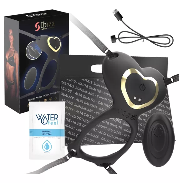 IBIZA - Aufsatzbarer Klitorisstimulator Vibrator (schwarz)