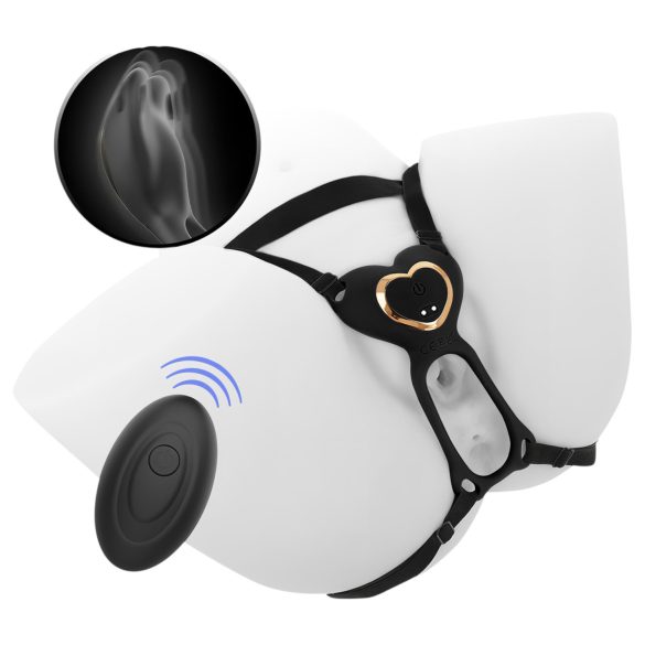 IBIZA - Aufsatzbarer Klitorisstimulator Vibrator (schwarz)