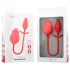Intense Melanie - 2in1 Beweglicher Zungenklitoris-Stimulator Vibrator (Rot)