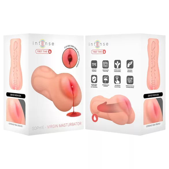 Intense First Time Sophie - naturgetreuer Jungfrauen-Masturbator (naturfarben)