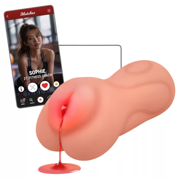 Intense First Time Sophie - naturgetreuer Jungfrauen-Masturbator (naturfarben)