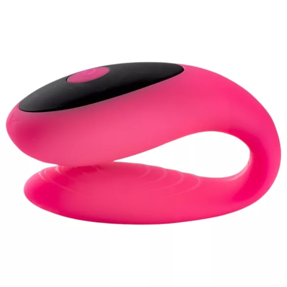 Virgite - ferngesteuerter Paarvibrator (schwarz-pink)