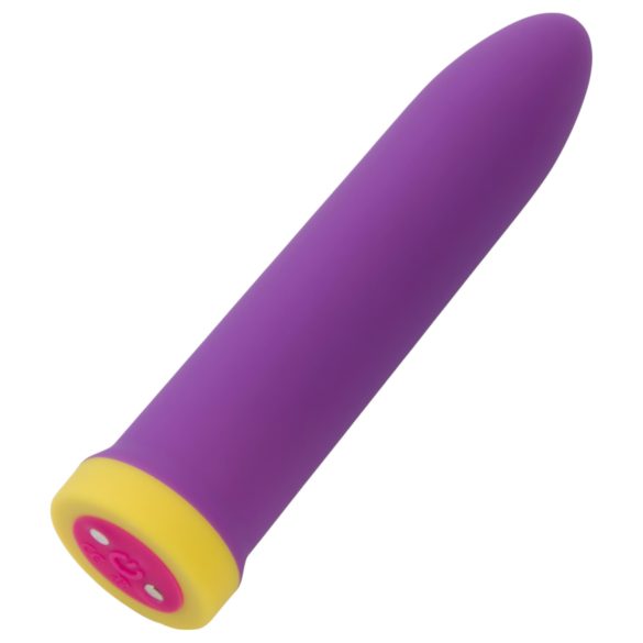 Platanomelón Bali: Stabvibrator mit 4 Aufsätzen (lila)