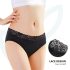 Adalet Natura Super - Menstruationsslip (Schwarz) - XL