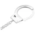 LateToBed BDSM - Handschellen mit Analplug (silber)