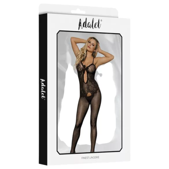Adalet Many - Netz-Overall mit Schleife - (schwarz)
