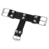 Latetobed - Halsband mit Nasenhaken (schwarz)