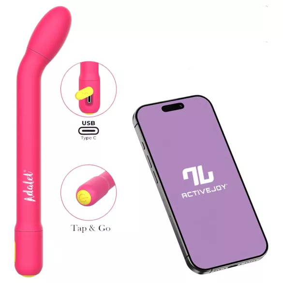 Adalet Gently - intelligenter G-Punkt- und Prostata-Vibrator (rosa)