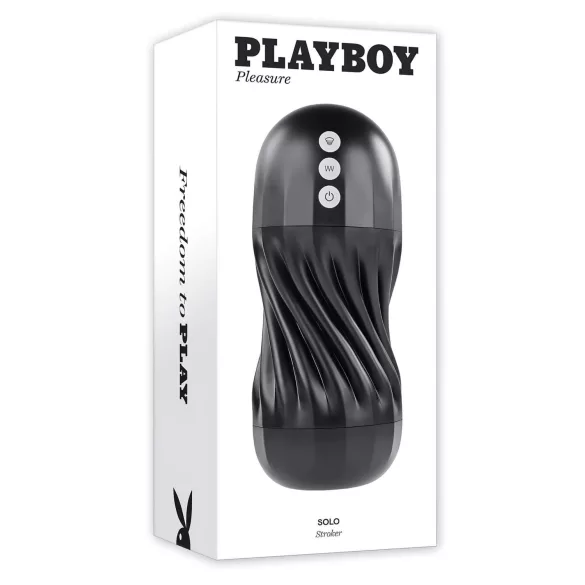 Playboy Solo Stroker - Akku Saugmasturbator (schwarz)