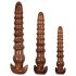 Evolved Twisted Love - Anal-Dildo-Set (holzoptik)