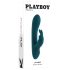 Playboy Rabbit - Akkubetriebener, wasserdichter Klitoralvibrator (türkis)