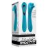 Evolved Kopf oder Zahl - Wiederaufladbarer Doppelseitiger Vibrator (Blau)