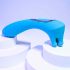Evolved Kopf oder Zahl - Wiederaufladbarer Doppelseitiger Vibrator (Blau)