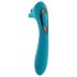 Evolved Kopf oder Zahl - Wiederaufladbarer Doppelseitiger Vibrator (Blau)
