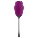 Playboy - Wasserdichte akkubetriebene Zungen-Rosenvibrator (Lila)