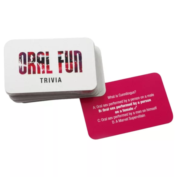 Oral Fun - erotisches Gesellschaftsspiel für Paare (auf Englisch)