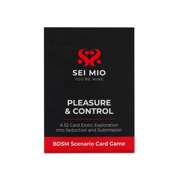 Sei Mio Pleasure & Control - BDSM Kartenspiel (52 Karten)