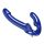 Strap U Revolver II - Blaues Strap-On Vibrator