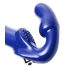 Strap U Revolver II - Blaues Strap-On Vibrator