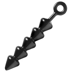 XR Brands - Spades - anale Perlen-Dildo (schwarz)