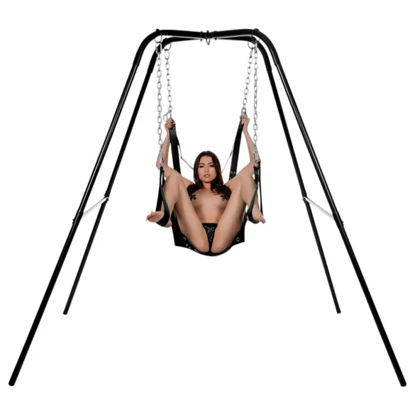 XR Brands - Sexschaukel mit Gestell (schwarz)