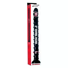 Hosed Swirl Tchick Anal Snake 18 - Anal-Dildo (schwarz)