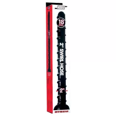 Hosed Swirl Tchick Anal Snake 18 - Anal-Dildo (schwarz)