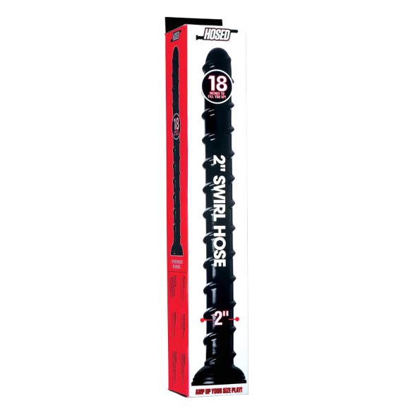 Gekrümmte Schlangen-Anal-Dildo 18 - Anal Dildo (schwarz)