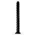 Gekrümmte Schlangen-Anal-Dildo 18 - Anal Dildo (schwarz)