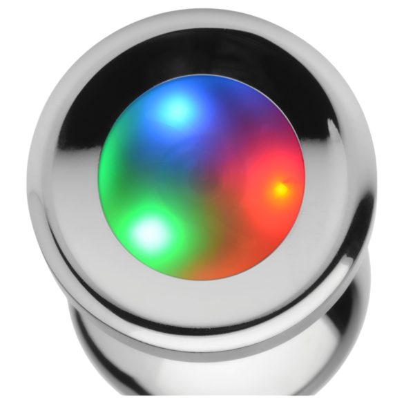 Booty Sparks - Leuchtender Analplug - groß (silber)