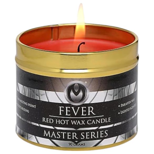 Fever - Rote Körperkerze aus Paraffin (120g)