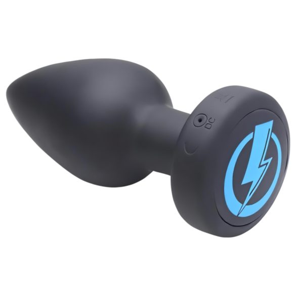Zeus - Funk-Analvibrator mit E-Stim (schwarz)