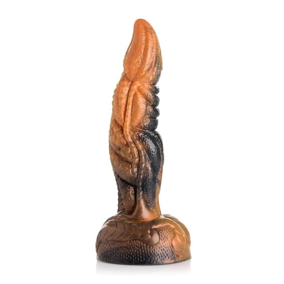 Creature Cocks Ravager - Texturierter Silikon-Dildo - 20cm (Orange)