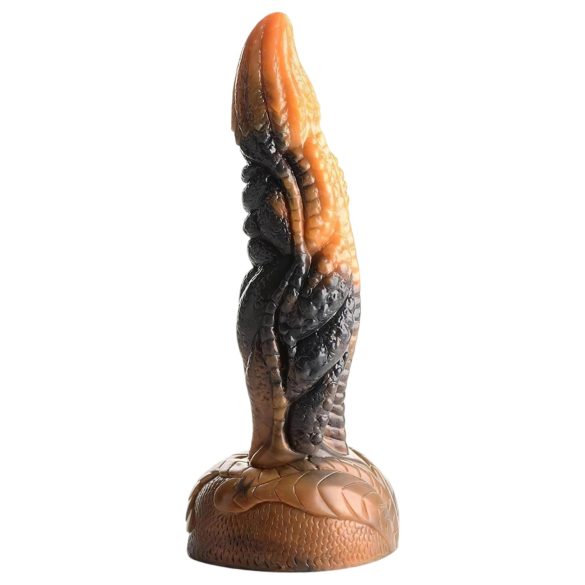 Creature Cocks Ravager - texturierter Silikon-Dildo - 20cm (orange)