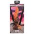 Creature Cocks Ravager - texturierter Silikon-Dildo - 20cm (orange)