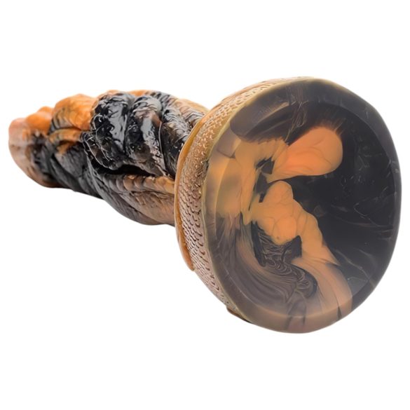 Creature Cocks Ravager - texturierter Silikon-Dildo - 20cm (orange)